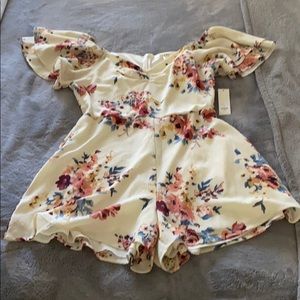 Francesca floral romper